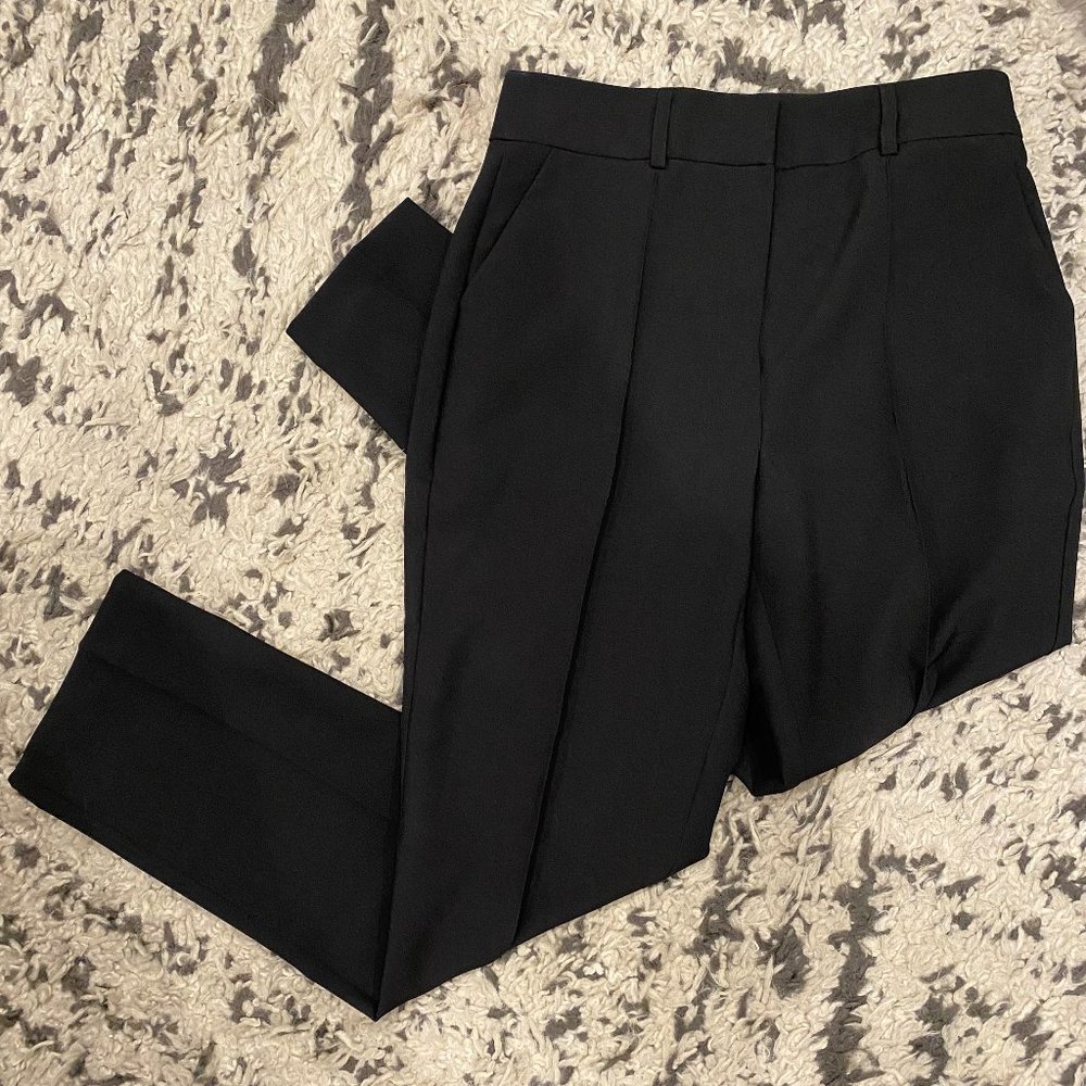 ASOS Black Tailored Ankle-Length Trousers